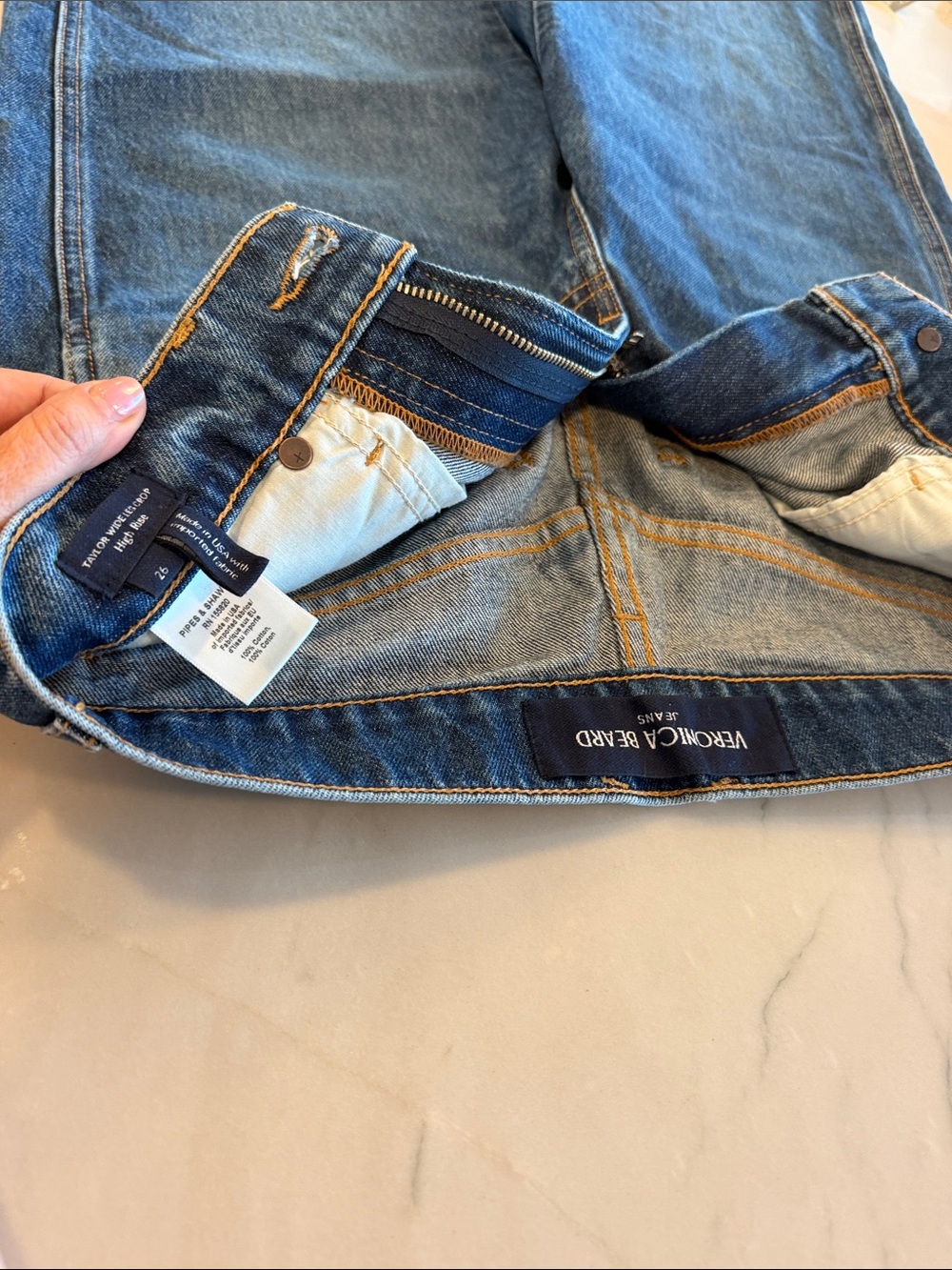 Veronica Beard Men's Medium Blue Straight Jeans